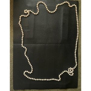 Faux pearl rope
